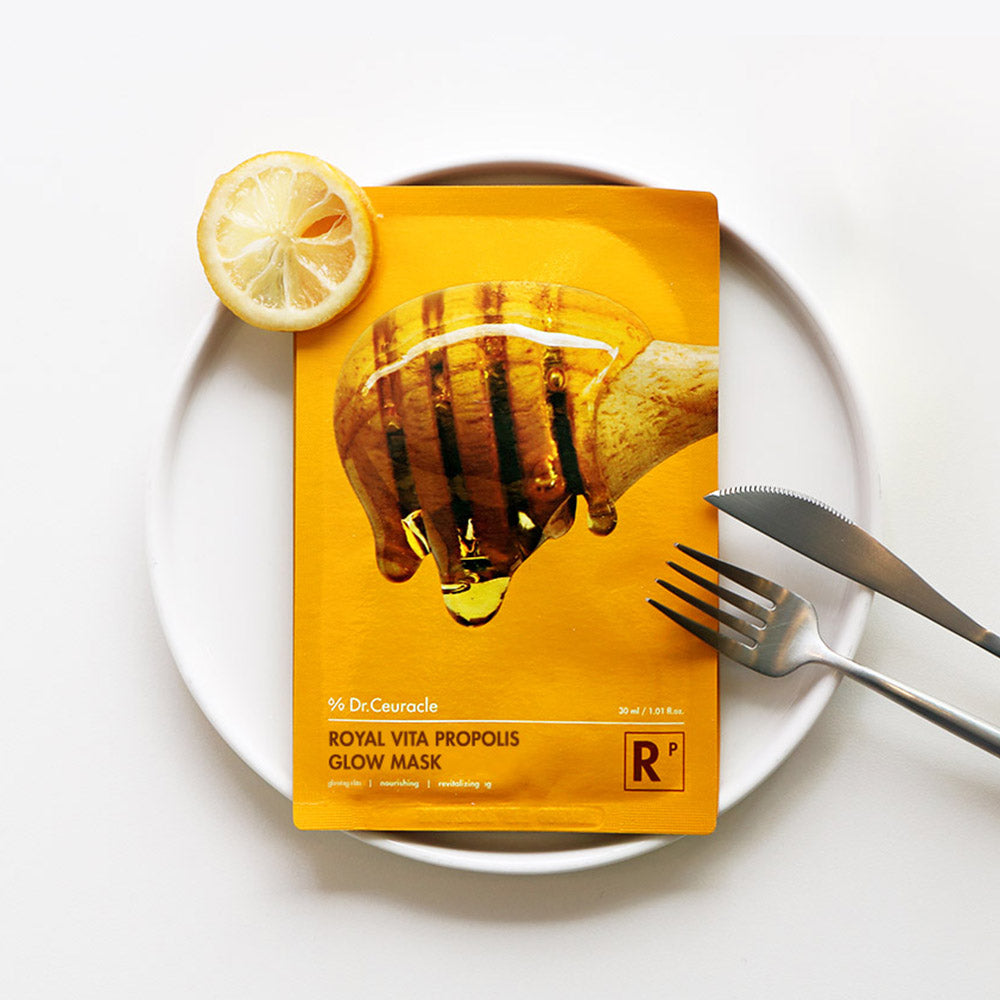 [Dr.Ceuracle] Royal Vita Propolis Anti-oxidant Mask 10ea - Glamful-Beauty.com