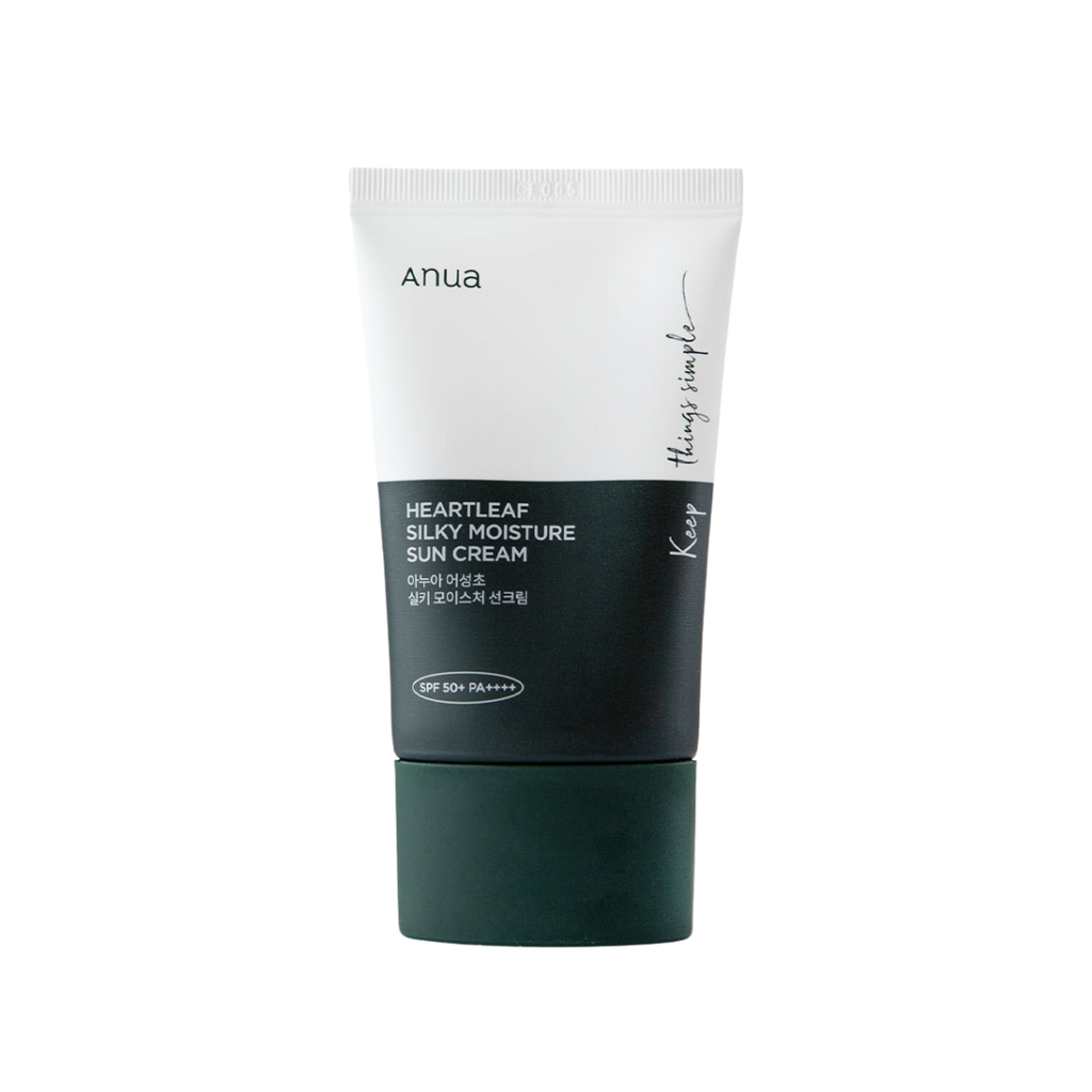 [Anua] HEARTLEAF SILKY MOISTURE SUNSCREEN 50ml - Glamful-Beauty.com