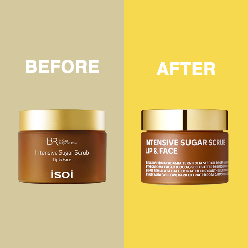 [ISOI] Bulgarian Rose Intensive Sugar Scrub Lip&Face 60g - Glamful-Beauty.com