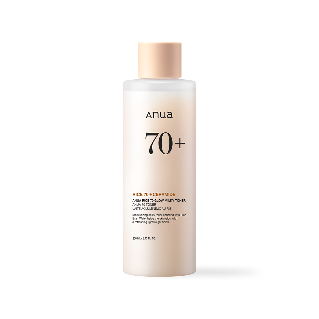 [Anua] RICE 70 GLOW MILKY TONER 250ml - Glamful-Beauty.com