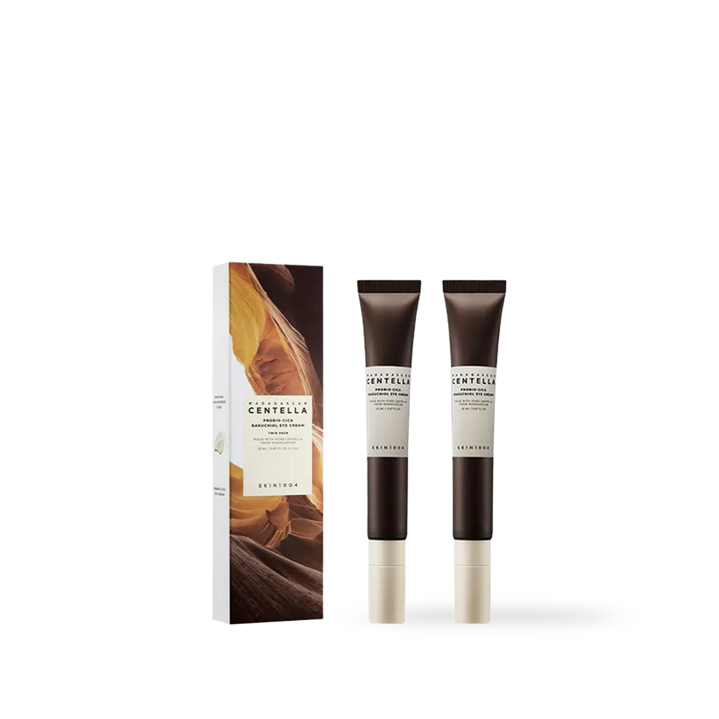 [Skin1004] Madagascar Centella Probio-cica Bakuchiol Eye Cream Twin Pack 20ml*2 - Glamful-Beauty.com
