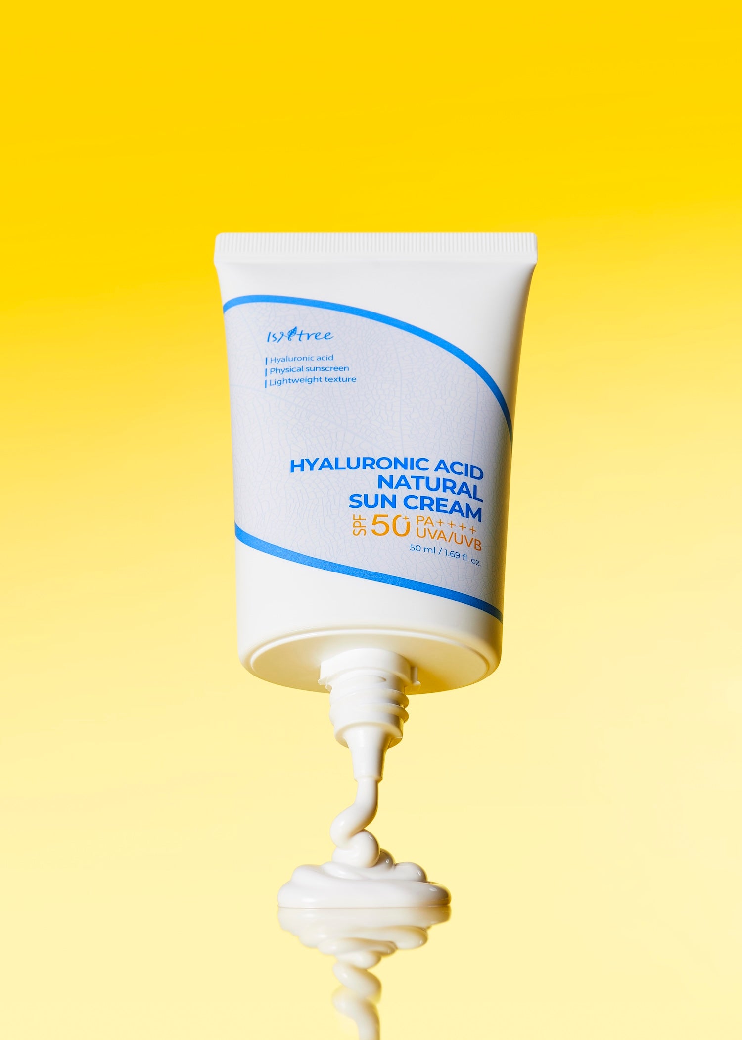 [Isntree] Hyaluronic Acid Natural Sun Cream SPF50+ 50ml - Glamful-Beauty.com