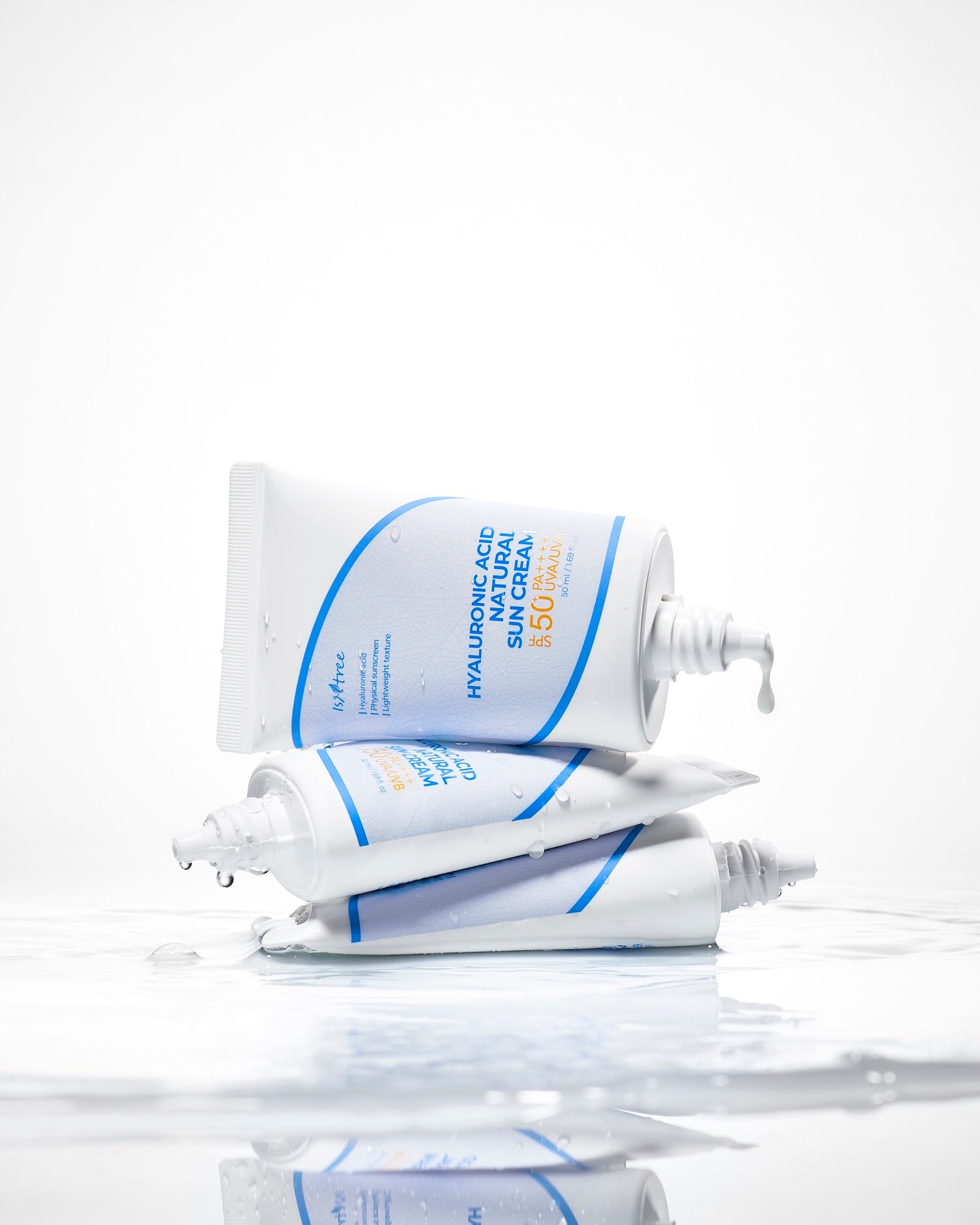 [Isntree] Hyaluronic Acid Natural Sun Cream SPF50+ 50ml - Glamful-Beauty.com