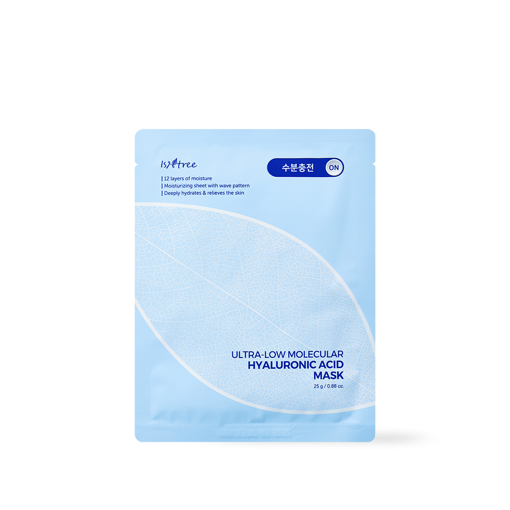 [Isntree] Ultra-Low Molecular Hyaluronic Acid Mask 10ea - Glamful-Beauty.com
