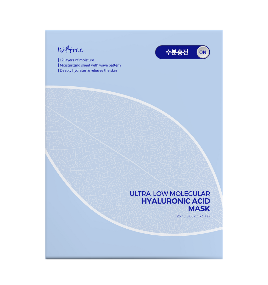 [Isntree] Ultra-Low Molecular Hyaluronic Acid Mask 10ea - Glamful-Beauty.com