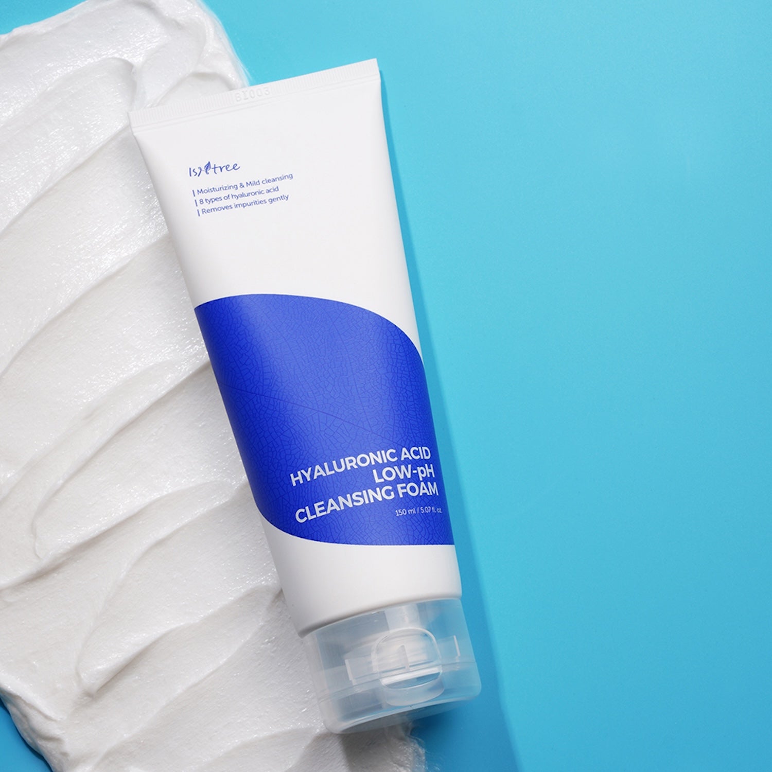 [Isntree] Hyaluronic Acid Low-pH Cleansing Foam 150ml - Glamful-Beauty.com