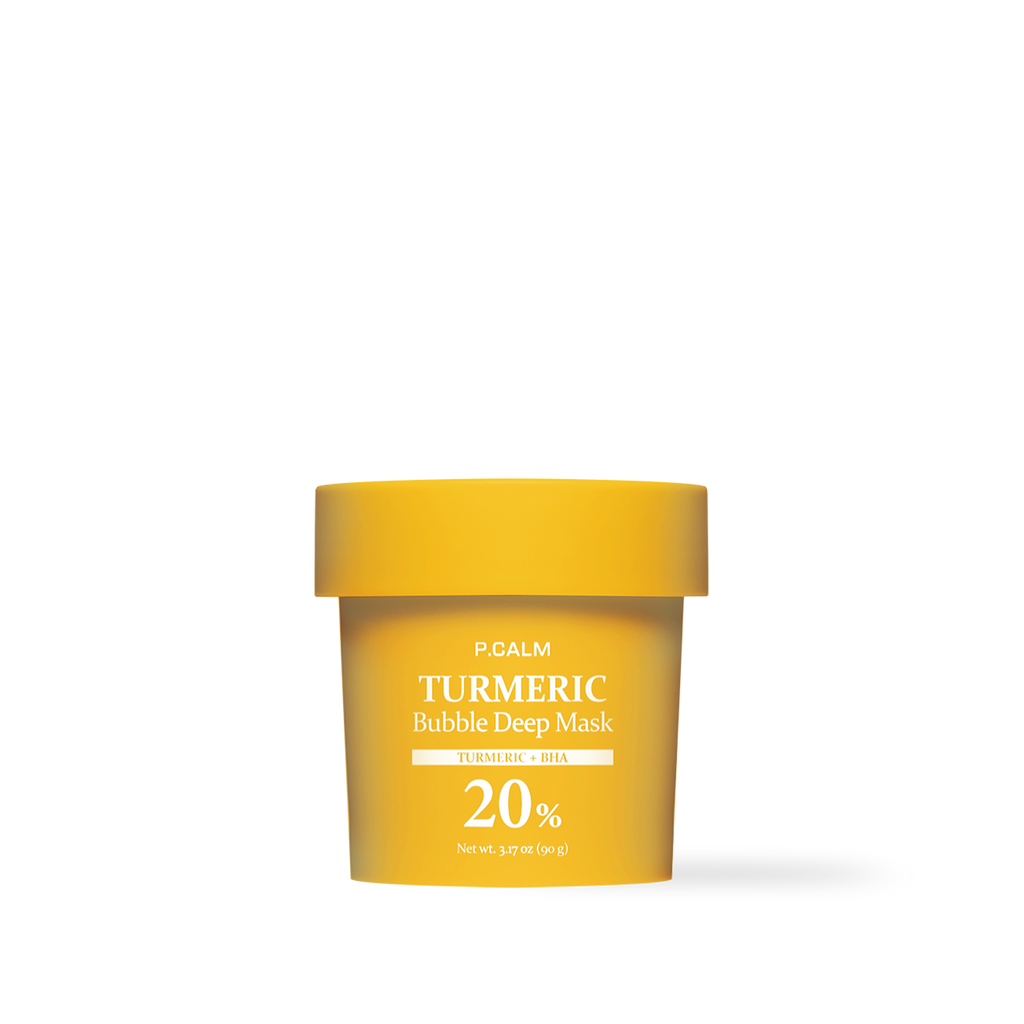 [P.CALM] TURMERIC Bubble Deep Mask 90g - Glamful-Beauty.com